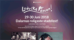 Desktop Screenshot of ludvikafesten.se
